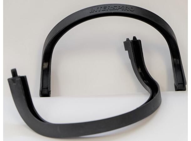 Interspiro rammesett MKII visir svart 
