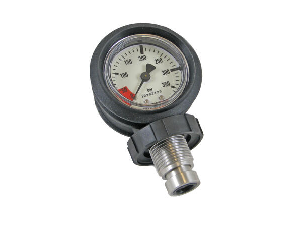 Interspiro trykkmåler DIN 300 Bar kontrollmanometer 