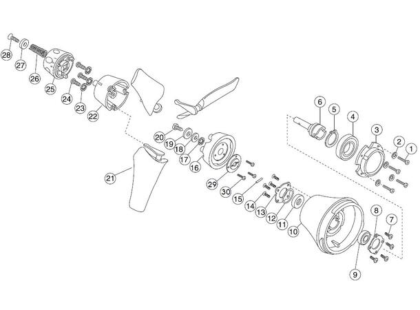 Apollo bearing housing 