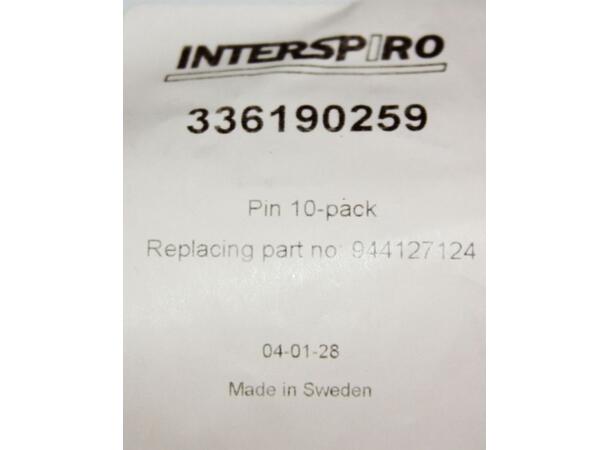 Interspiro stift til ventilinnsats 10 pk 